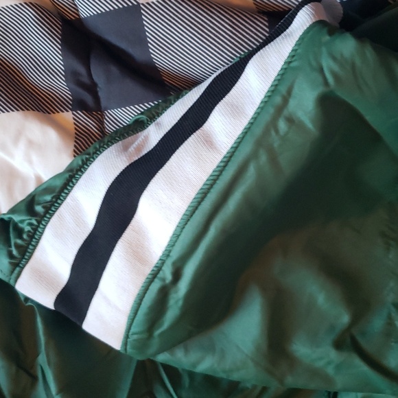 Men's Green, Black,  White, XL Russell Hooded Jacket - Picture 4 of 7